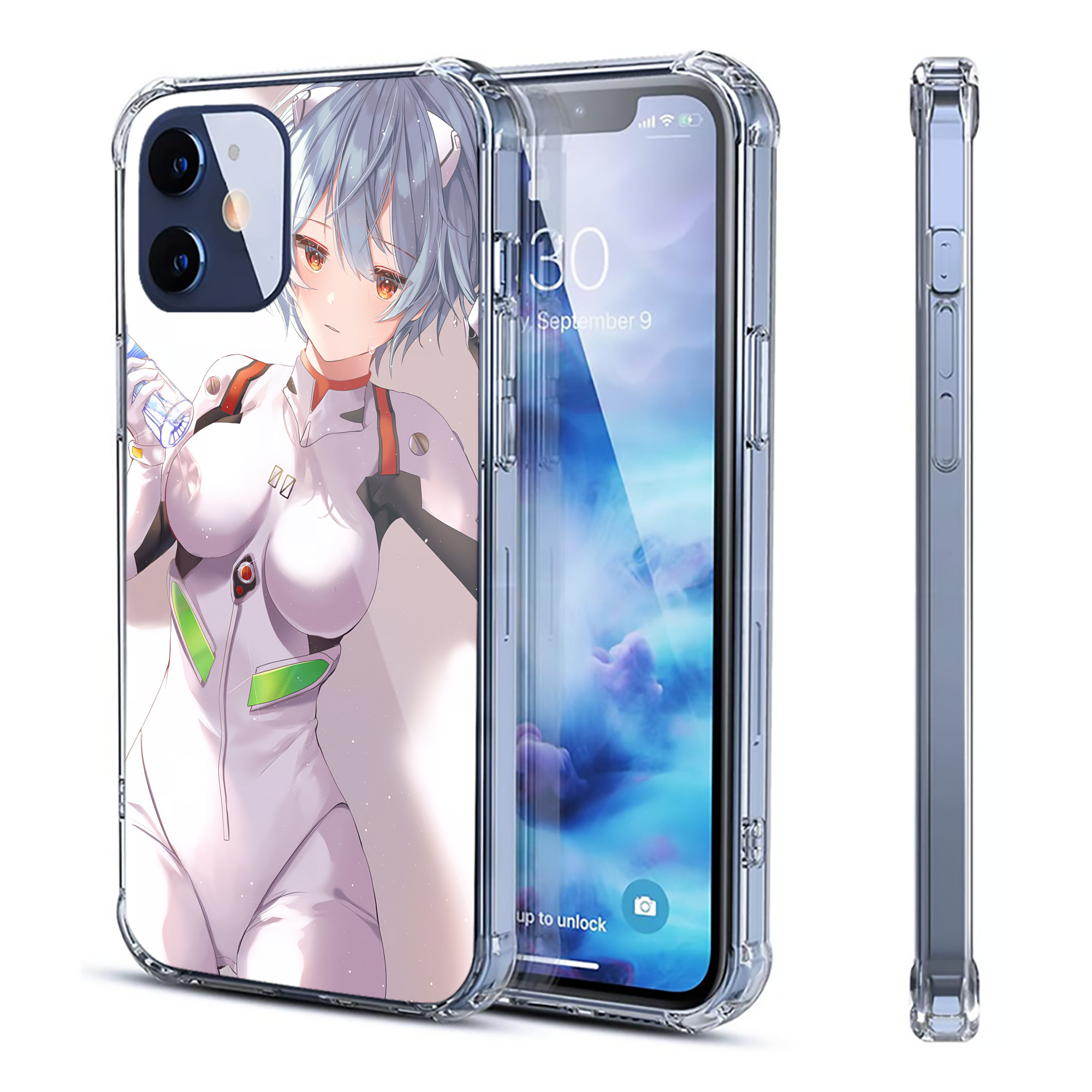 （画像用） EVA 新世紀エヴァンゲリオン 【iPhone 12シリーズ対応】透明スマホケース（クリアソフトケース）